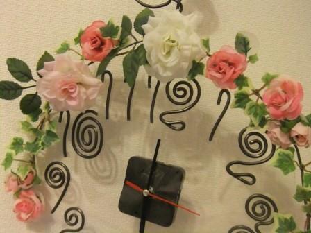 花のメルヘン時計の作り方 手順 7 その他 アート 写真 アトリエ ハンドメイドレシピ 作り方 と手作り情報サイト