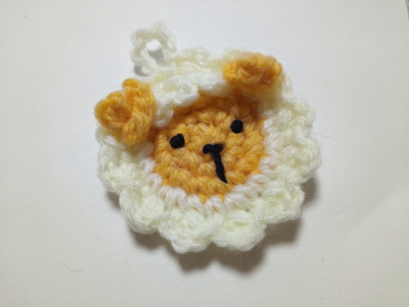 ひつじのアクリルたわしの作り方 その他 ファッション アトリエ ハンドメイドレシピ 作り方 と手作り情報サイト