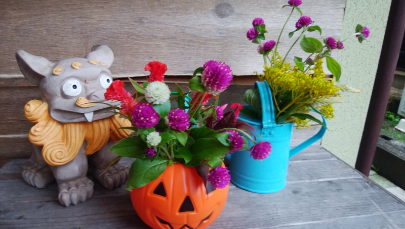 ハッピーハロウィンの作り方 フラワーアレンジメント フラワー ガーデニング アトリエ ハンドメイドレシピ 作り方 と手作り情報サイト