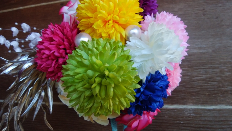 新春フラワーボールの作り方 手順 10 フラワーアレンジメント フラワー ガーデニング アトリエ ハンドメイドレシピ 作り方 と手作り情報サイト