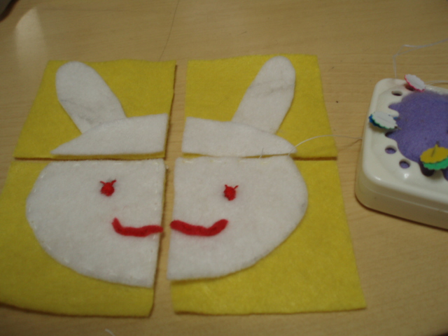 フェルトdeパズルキューブの作り方 手順 3 その他 その他 アトリエ ハンドメイドレシピ 作り方 と手作り情報サイト