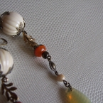 「ピアス（アクリルホワイト、オレンジ、イエロー）」