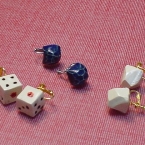 陶で作ったイアリング