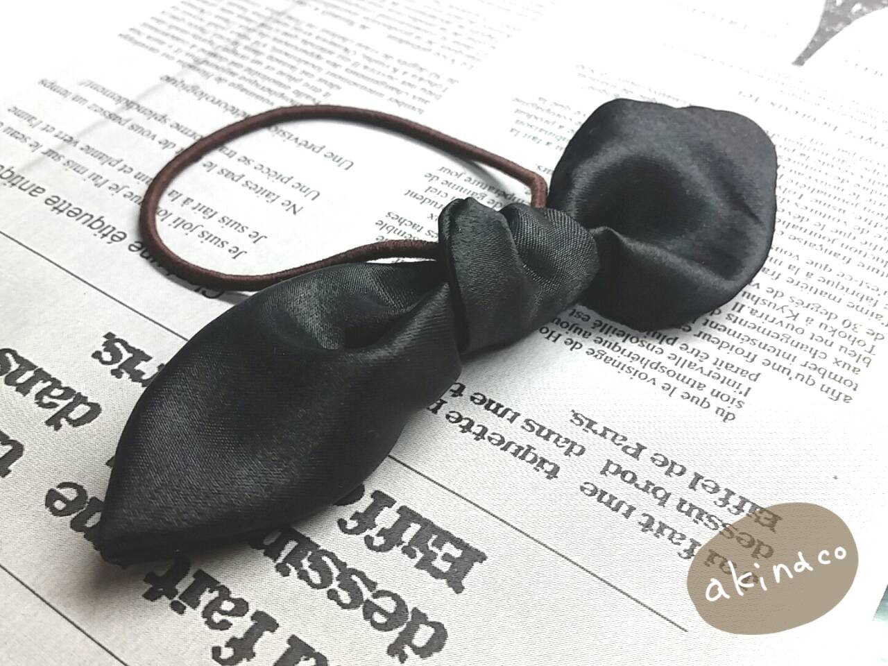 リボンのヘアゴムの作り方 その他 ファッション アトリエ ハンドメイドレシピ 作り方 と手作り情報サイト