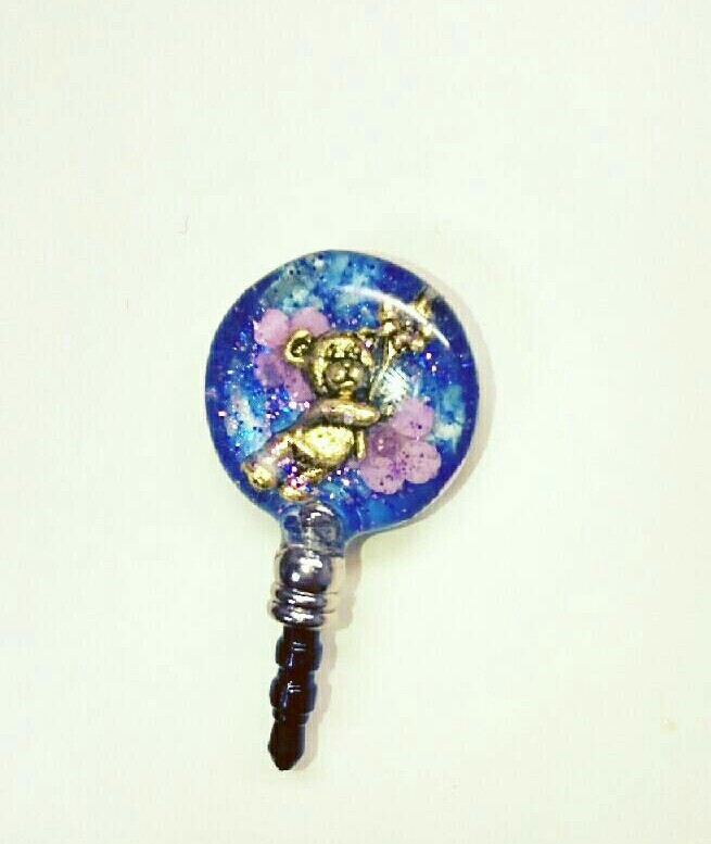 くまさんのキラキライヤホンジャックの作り方 手順 9 その他 アート 写真 アトリエ ハンドメイドレシピ 作り方 と手作り情報サイト