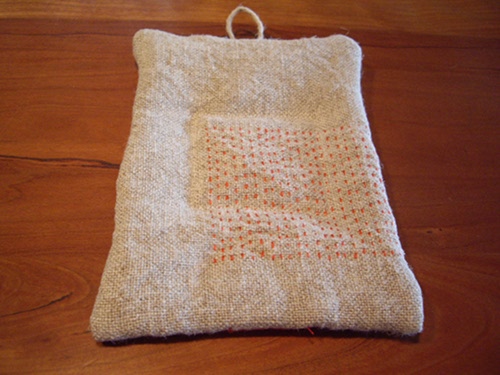 コラージュと刺し子の鍋つかみの作り方 手順 9 その他 その他 アトリエ ハンドメイドレシピ 作り方 と手作り情報サイト