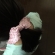 細編みの結ぶだけヘアゴム