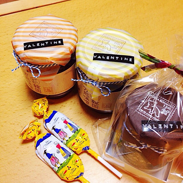 バレンタインデー ビンをラッピング の作り方 その他 紙小物 ステーショナリー アトリエ ハンドメイドレシピ 作り方 と手作り情報サイト