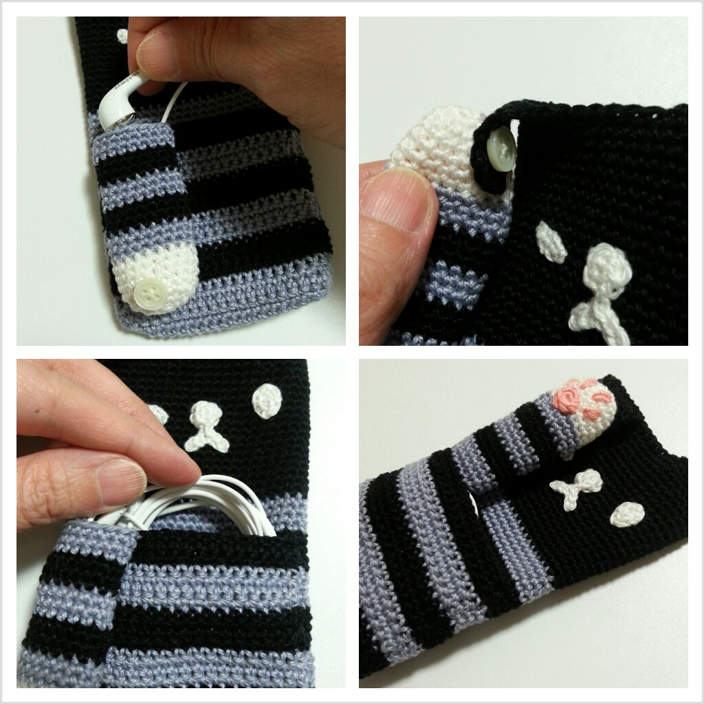 ネコのスマホポーチの作り方 手順 10 その他 ファッション アトリエ ハンドメイドレシピ 作り方 と手作り情報サイト