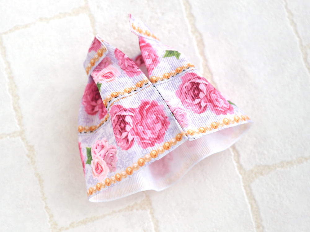 簡単 型紙無し リボンで作るベアトップドレスの作り方 手順 13 その他 ぬいぐるみ 人形 アトリエ ハンドメイドレシピ 作り方 と手作り情報サイト