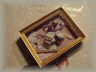 ミニソーイングフレームの作り方 手順 17 ミニチュア おもちゃ アトリエ ハンドメイドレシピ 作り方 と手作り情報サイト