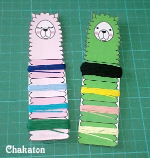 糸巻き アルパカさんの作り方 手順 3 その他 その他 アトリエ ハンドメイドレシピ 作り方 と手作り情報サイト