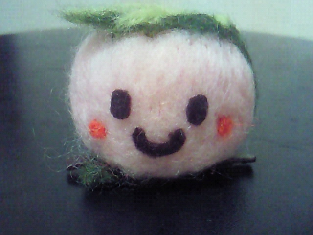 まぁるい おすわりサクラもちの作り方 手順 10 その他 その他 アトリエ ハンドメイドレシピ 作り方 と手作り情報サイト