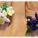 とんぼ玉（？）　ガラスの花のリング　
