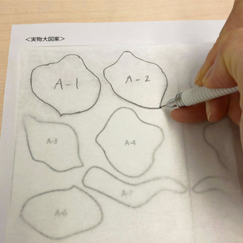 耐熱性アップリケマットで作る ポピーのバッグの作り方 手順 1 バッグ バッグ 財布 小物 アトリエ ハンドメイドレシピ 作り方 と手作り 情報サイト