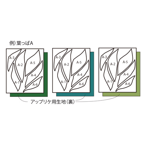 耐熱性アップリケマットで作る リーフのバッグの作り方 手順 2 バッグ バッグ 財布 小物 アトリエ ハンドメイドレシピ 作り方 と手作り 情報サイト