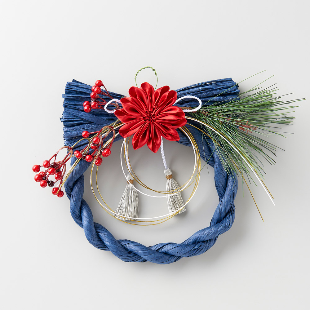 お正月のしめ縄飾り＜リース型＞の作り方｜インテリア雑貨｜家具・生活