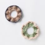 はじめてのニット　長編みと細編みのフリルシュシュ