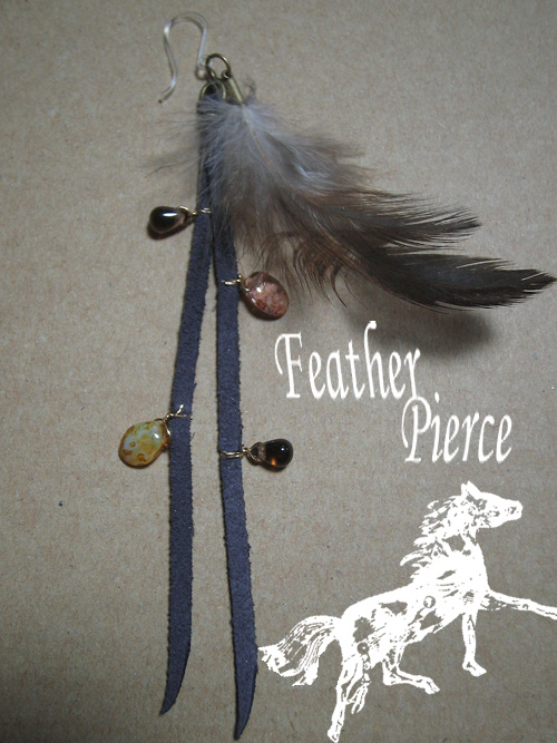 羽根ピアスの作り方 その他 その他 アトリエ ハンドメイドレシピ 作り方 と手作り情報サイト