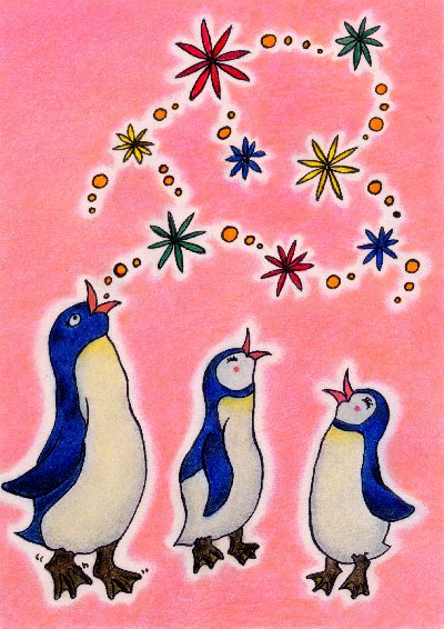 ペンギンおやこの作り方 その他 アート 写真 アトリエ ハンドメイドレシピ 作り方 と手作り情報サイト