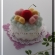 型を使って作る簡単羊毛フェルトケーキ　