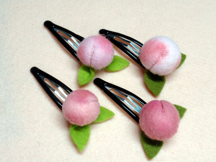 桃 もも ぱっちん の作り方 手順 15 その他 その他 アトリエ ハンドメイドレシピ 作り方 と手作り情報サイト