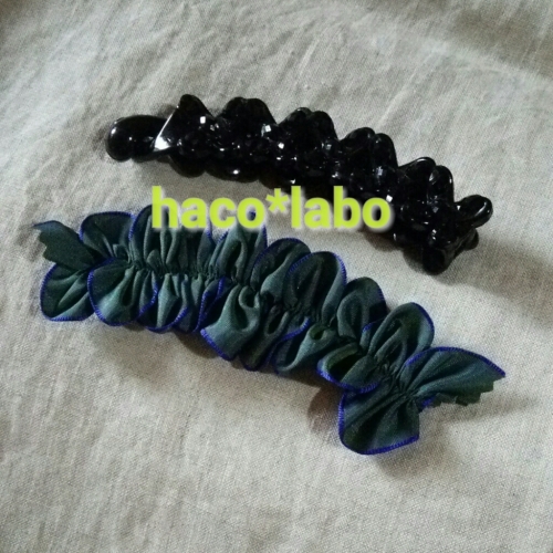 リボンで簡単 バナナクリップの作り方 手順 5 その他 ファッション アトリエ ハンドメイドレシピ 作り方 と手作り情報サイト