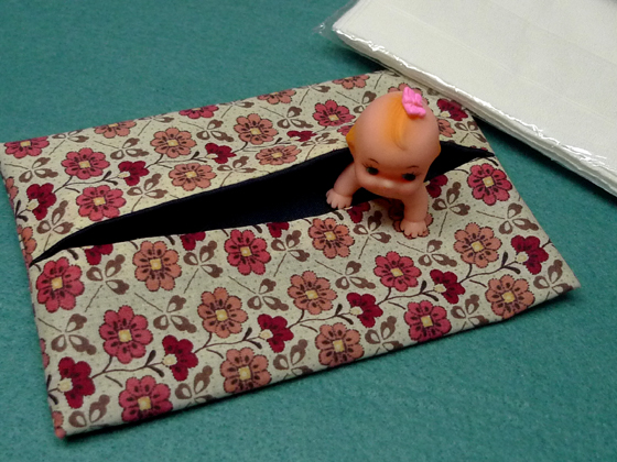 ポケットティッシュカバー ２種類布でリバーシブル の作り方 その他 その他 アトリエ ハンドメイドレシピ 作り方 と手作り情報サイト