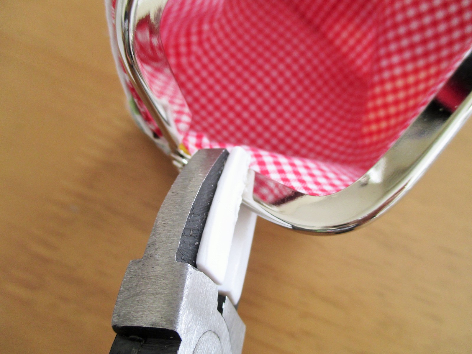 裏地も可愛いがま口 横幅7 5cm口金 の作り方 手順 33 財布 バッグ 財布 小物 アトリエ ハンドメイドレシピ 作り方 と手作り情報サイト