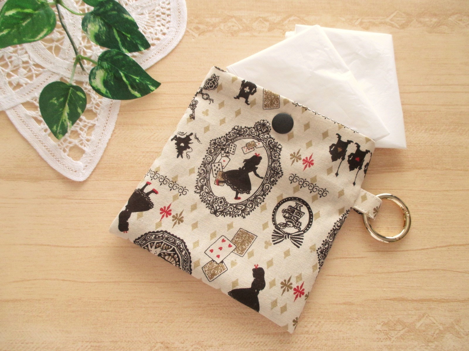 簡単!!便利!!おしゃれでかわいい!!裏地付きレジ袋ポーチ | handmade