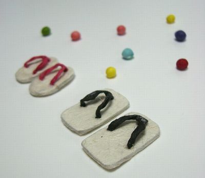 和紙のミニ草履の作り方 その他 その他 アトリエ ハンドメイドレシピ 作り方 と手作り情報サイト