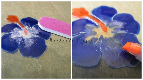 プラバンで創るハイビスカス の作り方 手順 2 その他 その他 アトリエ ハンドメイドレシピ 作り方 と手作り情報サイト