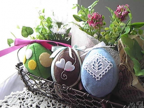 フェルトのイースターエッグの作り方 その他 その他 アトリエ ハンドメイドレシピ 作り方 と手作り情報サイト