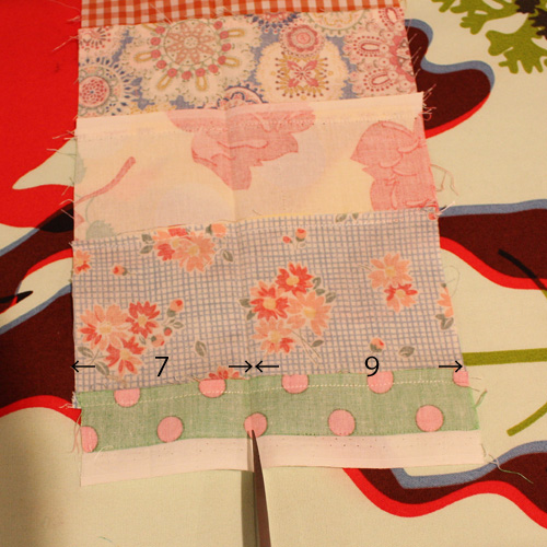 端切れのパッチワークシュシュの作り方 手順 3 その他 ファッション アトリエ ハンドメイドレシピ 作り方 と手作り情報サイト