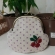 さくらんぼ刺繍のがま口