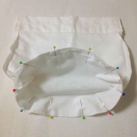 サンタのプレゼント袋 巾着タイプ お弁当袋にもの作り方 手順 9 その他 その他 アトリエ ハンドメイドレシピ 作り方 と手作り情報サイト