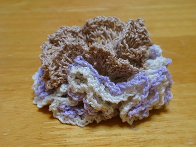 結ぶと可愛いシュシュ の作り方 その他 ファッション アトリエ ハンドメイドレシピ 作り方 と手作り情報サイト