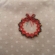 タティングレースでクリスマスリース（ミニサイズ）