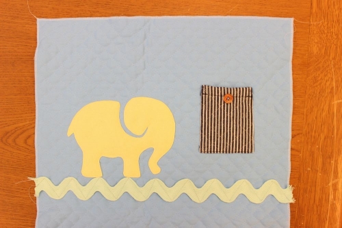 フエルトアップリケのレッスンバッグの作り方 手順 3 その他 その他 アトリエ ハンドメイドレシピ 作り方 と手作り情報サイト