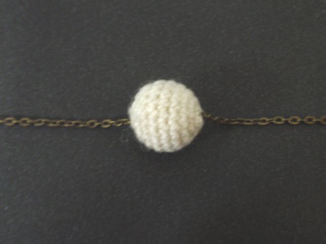 ニットボール フラワーモチーフのネックレスの作り方 手順 15 その他 ファッション アトリエ ハンドメイドレシピ 作り方 と手作り情報サイト