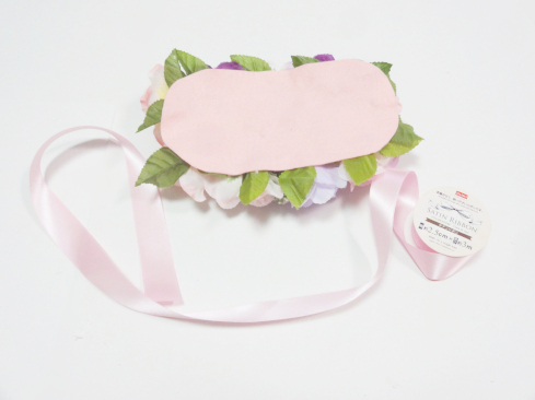 造花でおしゃれに マタニティーサッシュベルトの作り方 手順 4 その他 ベビー キッズ アトリエ ハンドメイドレシピ 作り方 と手作り情報サイト