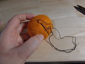 バスケットボールのマスコットの作り方 手順 10 その他 その他 アトリエ ハンドメイドレシピ 作り方 と手作り情報サイト