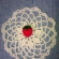 刺繍糸でイチゴ