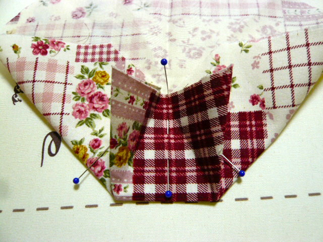 折り布コースターの作り方 手順 8 その他 その他 アトリエ ハンドメイドレシピ 作り方 と手作り情報サイト