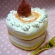 初投稿☆　ハートのいちごケーキ