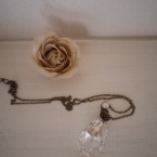 シャンデリアパーツのネックレス