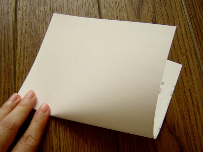 和綴じ 冊子編 の作り方 手順 1 ミニブック メモ帳 紙小物 ステーショナリー アトリエ ハンドメイドレシピ 作り方 と手作り情報サイト