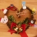 簡単コースター→クリスマスリース
