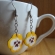 夏の黄色ピアス☆プラバンアクセサリー