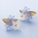 耳元をおしゃれに✨紫陽花のフロストピアス